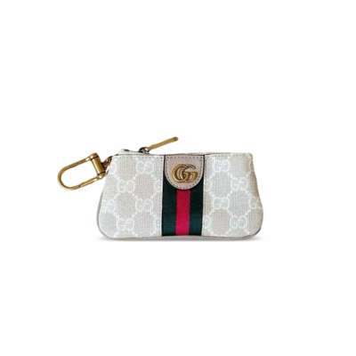 GUCCI OPHIDIA ZIP KEY POUCH 838466 (13.5*7.5*1cm)